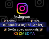 (GARANTİLİ) Instagram 100000 Gerçek Takipçi 