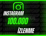 ⭐️GARANTİLİ⭐️İNSTAGRAM 100000 İZLENME