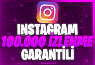 ⭐GARANTİLİ⭐ İnstagram 100.000 İZLENME