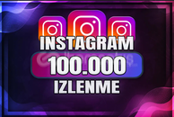 GARANTİLİ İNSTAGRAM 100.000 İZLENME