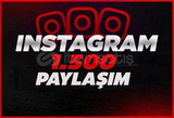 [Garantili] Instagram 1.500 Kaliteli Paylaşım