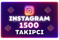 ⭐[GARANTİLİ ]✅ İnstagram +1500 Takipçi⭐