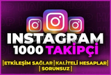 ⭐[GARANTİLİ] INSTAGRAM 1K GERÇEK TAKİPÇİ⭐
