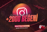 ⭐GARANTILI⭐İNSTAGRAM 2000 BEĞENİ