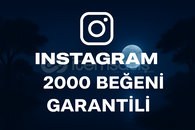 ⭐[GARANTİLİ] İNSTAGRAM 2000 BEĞENİ⭐