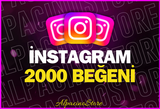 Garantili İnstagram 2000 Beğeni + Hızlı