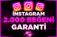 ⭐ GARANTİLİ ⭐ İNSTAGRAM 2.000 GERÇEK BEĞENİ ⭐