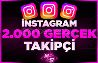 ⭐ GARANTİLİ ⭐ İNSTAGRAM 2.000 GERÇEK TAKİPÇİ ⭐