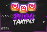 ⭐GARANTİLİ⭐İNSTAGRAM 2000 TAKİPÇİ ⭐