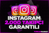 ⭐GARANTİLİ⭐İNSTAGRAM 2000 TAKİPÇİ ⭐