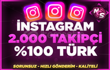 ⭐ GARANTİLİ ⭐ İNSTAGRAM 2.000 TÜRK TAKİPÇİ ⭐