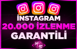 ⭐ GARANTİLİ ⭐ İNSTAGRAM 20.000 GERÇEK İZLENME ⭐