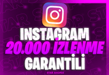 ⭐GARANTİLİ⭐ İnstagram 20.000 İZLENME