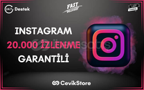 ⭐️[GARANTİLİ] INSTAGRAM 20.000 İZLENME⭐️
