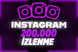 ⭐[GARANTİLİ] INSTAGRAM 200.000 GERÇEK İZLENME⭐