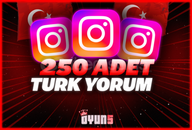 ⭐[Garantili] İnstagram 250 Adet Türk Yorum⭐