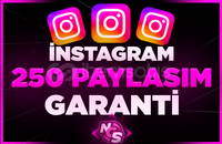 ⭐ GARANTİLİ ⭐ İNSTAGRAM 250 GERÇEK PAYLAŞIM ⭐