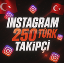 ⭐[GARANTİLİ] Instagram 250 Gerçek Türk Takipçi⚡