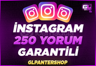 ⭐[GARANTİLİ] İNSTAGRAM 250 GERÇEK YORUM ⭐
