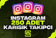[GARANTİLİ] INSTAGRAM 250 KARIŞIK TAKİPÇİ