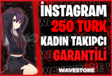 [Garantili] Instagram 250 Türk Kadın Takipçi