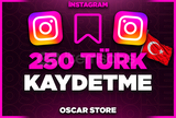 ✨️ [Garantili] Instagram 250 Türk Kaydetme ✨️