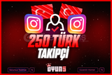 ⭐[Garantili] İnstagram 250 Türk Takipçi⭐