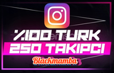 [GARANTİLİ] İNSTAGRAM 250 TÜRK TAKİPÇİ⚡️