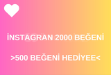 ⭐️[GARANTİLİ]⭐️ İNSTAGRAM 2500 BEĞENİ