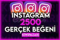 ⭐️[GARANTİLİ] INSTAGRAM 2500 GERÇEK BEĞENİ