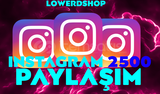 [GARANTİLİ] İNSTAGRAM 2500 PAYLAŞIM