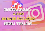 [GARANTİLİ] İnstagram 2500 Paylaşım