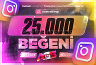 ⭐[GARANTİLİ] Instagram 25.000 Beğeni