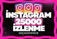 ⭐[GARANTİLİ] INSTAGRAM 25.000 İZLENME⭐