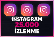 ⚡ [ GARANTİLİ ] INSTAGRAM 25.000 İZLENME ⚡