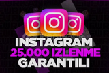 ⭐GARANTİLİ⭐ INSTAGRAM 25000 İZLENME |KALİTELİ|