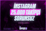 ⭐[Garantili] İnstagram 25.000 Takipçi⭐