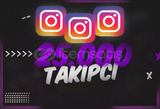 ⭐GARANTİLİ⭐İNSTAGRAM 25000 TAKİPÇİ ⭐