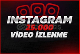 [Garantili] Instagram 25.000 Video İzlenme