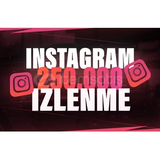 ⭐GARANTİLİ⭐ İnstagram 250.000 İZLENME