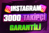 ⭐[GARANTİLİ] INSTAGRAM 3000 GERÇEK TAKİPÇİ⭐