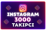 ⭐[GARANTİLİ ]✅ İnstagram +3000 Takipçi⭐