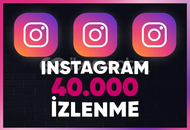 ⚡ [ GARANTİLİ ] INSTAGRAM 40.000 İZLENME ⚡