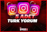 ⭐[Garantili] İnstagram 5 Türk Yorum⭐