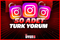 ⭐[Garantili] İnstagram 50 Adet Türk Yorum⭐