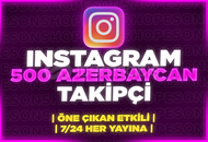 ⭐[GARANTİLİ] INSTAGRAM 500 AZERİ TAKİPÇİ⭐
