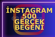  | GARANTİLİ | İNSTAGRAM 500 BEĞENİ