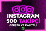 ⭐(Garantili) Instagram 500 Takipçi⭐