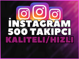 ⭐GARANTİLİ | İNSTAGRAM 500 TAKİPÇİ | KALİTELİ⭐