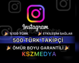 (GARANTİLİ) Instagram 500 Türk Organik Takipçi